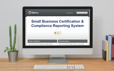 Los Angeles County Metropolitan Transportation Authority – Small Business Compliance and Reporting System Support