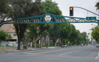 Welcome to San Bernadino Sign